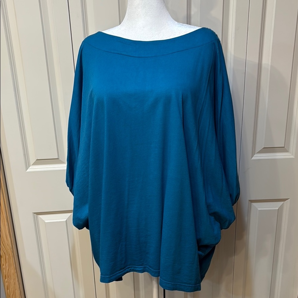 bryn Walker Teal Tunic Top